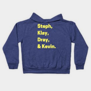 Golden State Warriors name shirt Kids Hoodie